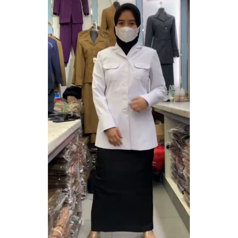 seragam ASN putih princessfa