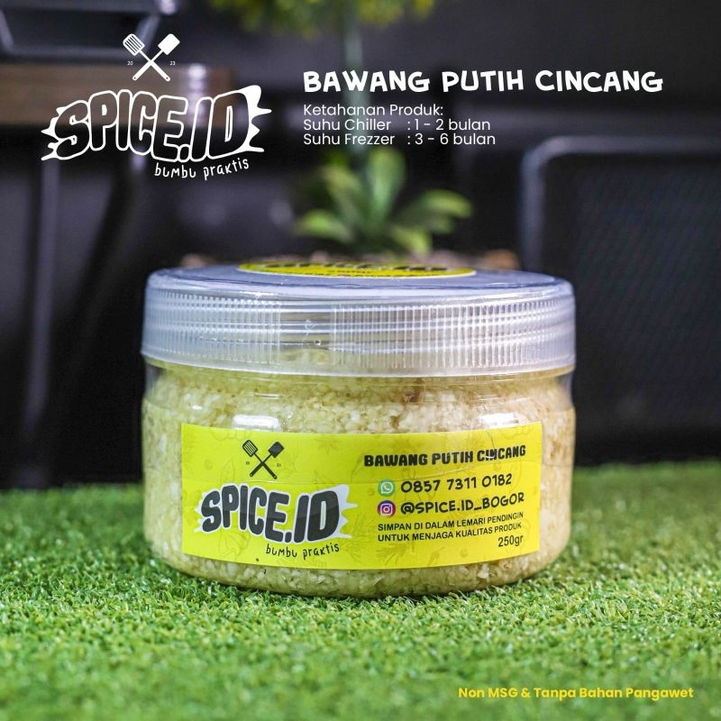 

SPICE.ID Bumbu Baceman Bawang Putih Cincang 250gram