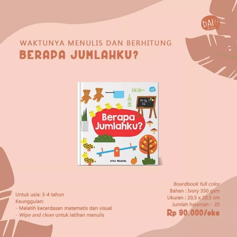 boardbook berapa jumlahku?