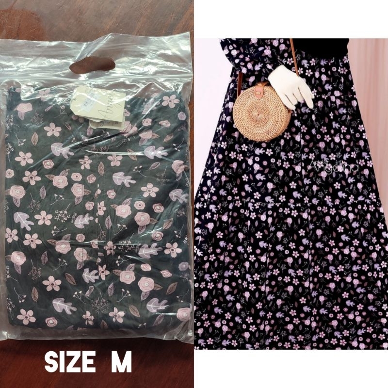 Atelier Angelina Mixed Floral Black Pink