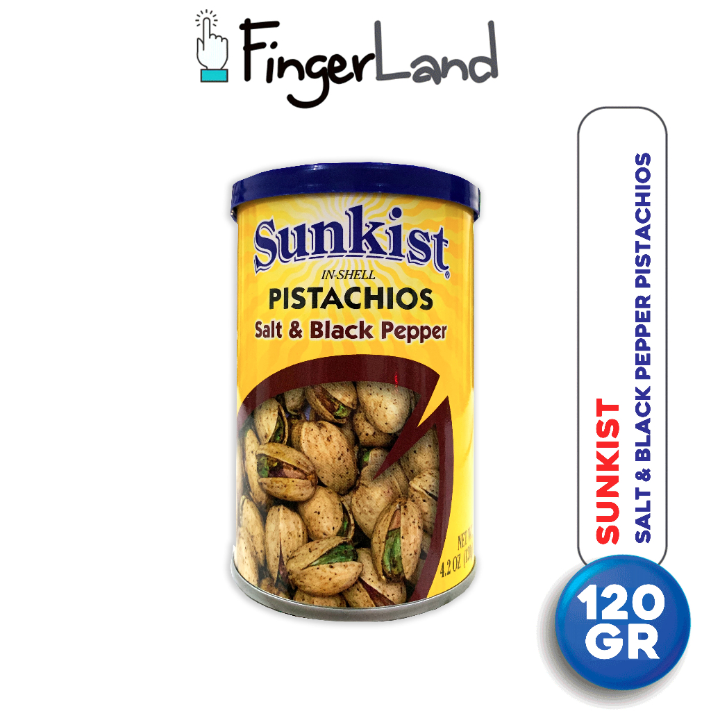 

SUNKIST Salt & Pepper Pistachios 120 gram Snack Kacang Pistachios