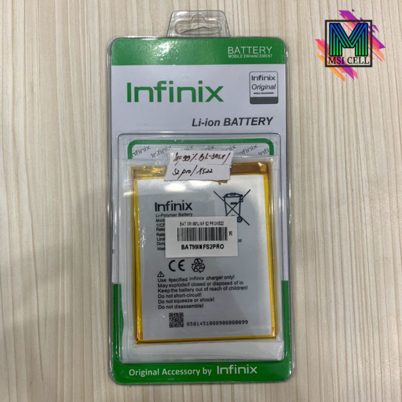 BATERAI INFINIX S2 PRO / X522