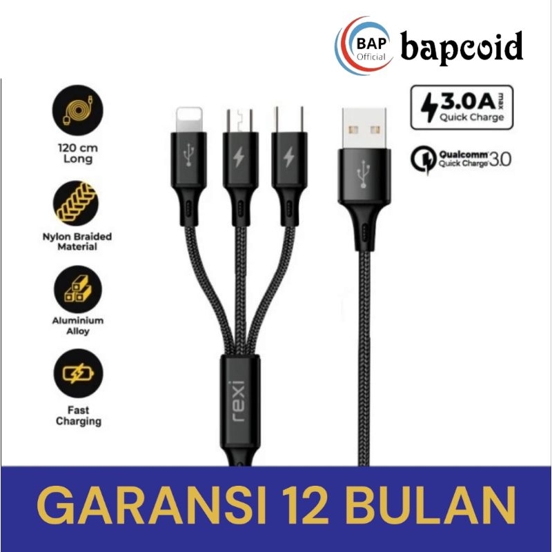 Kabel Data REXI KD01-T 3 In 1