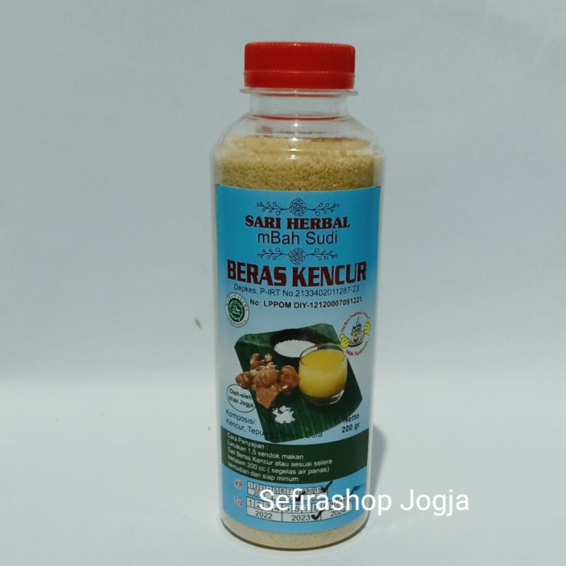 

Bubuk Beras Kencur 200 Gram Asli Mbah Sudi Imogiri / Minuman Herbal Tradisional Alami Siap Seduh