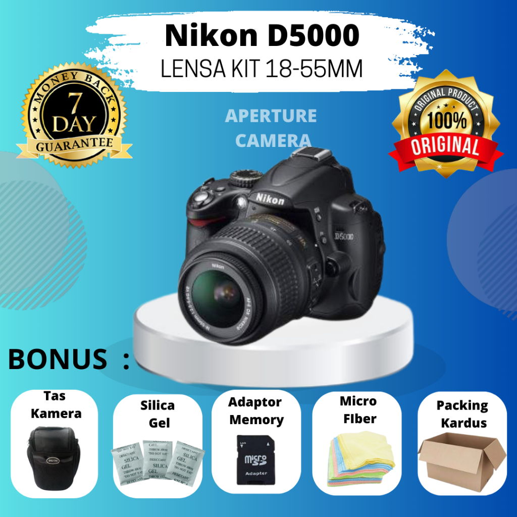 KAMERA NIKON D5000 MULUSSSS MURAH & BANYAKKK BONUSSS