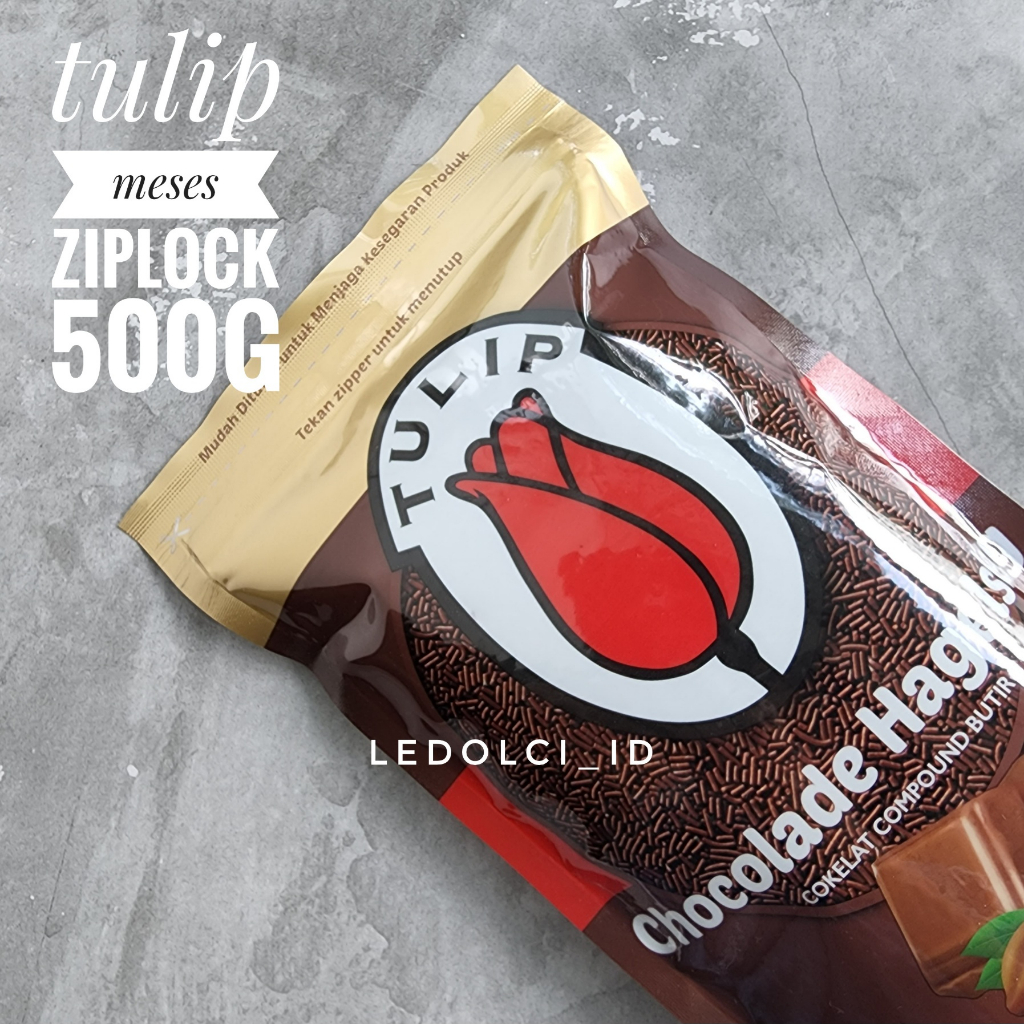 

TULIP MESES TULIP HAGELSLAG KEMASAN ASLI ZIPLOCK 500 GRAM