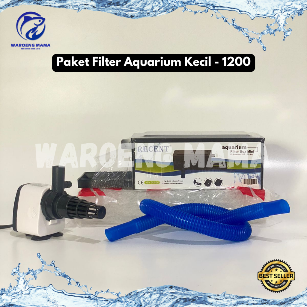 Paket Box filter aquarium aquascape mini kecil paket filter aquarium 1200 top filter aquarium lengkap