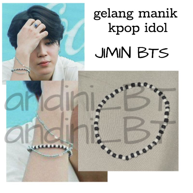 BTS gelang manik | jimin | gelang manik | gelang kpop idol |