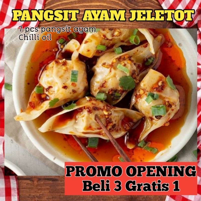 

PROMO BUY 3 GET 1 FREE| PANGSIT AYAM REBUS/GORENG CHILLI OIL MURAH