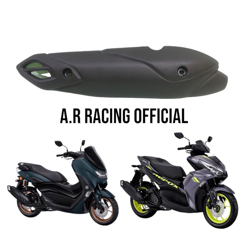 Cover Tutup/Pelindung Knalpot/Tameng Knalpot/Knalpot Nmax New-Aerox 155-Connected-Abs