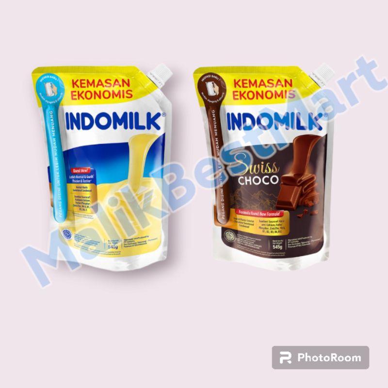 

Indomilk Krimer Kental Manis Swiss Choco/Putih Pouch 545 gr