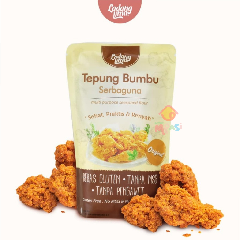 

Ladang Lima Tepung Bumbu Serbaguna Gluten Free 150 Gram