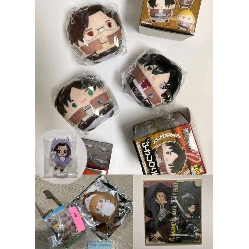 Fuwakororin S Mikasa Eren Hange || Tenorinzu Armin || Megacat Armin || Standee Hange || Koleksi Prib