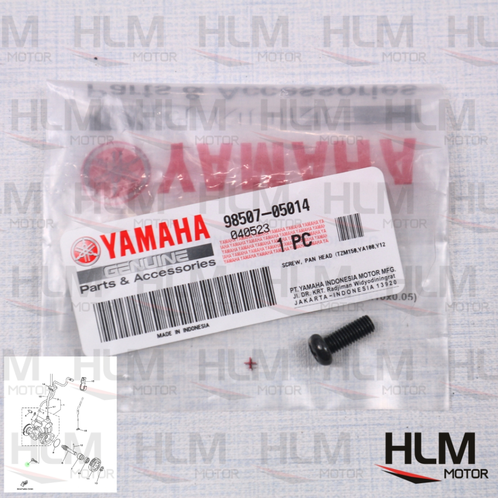 BAUT POMPA OLI SAMPING RX KING RXK RXS RX SPESIAL BYSON ASLI ORI ORIGINAL YGP 98507-05014