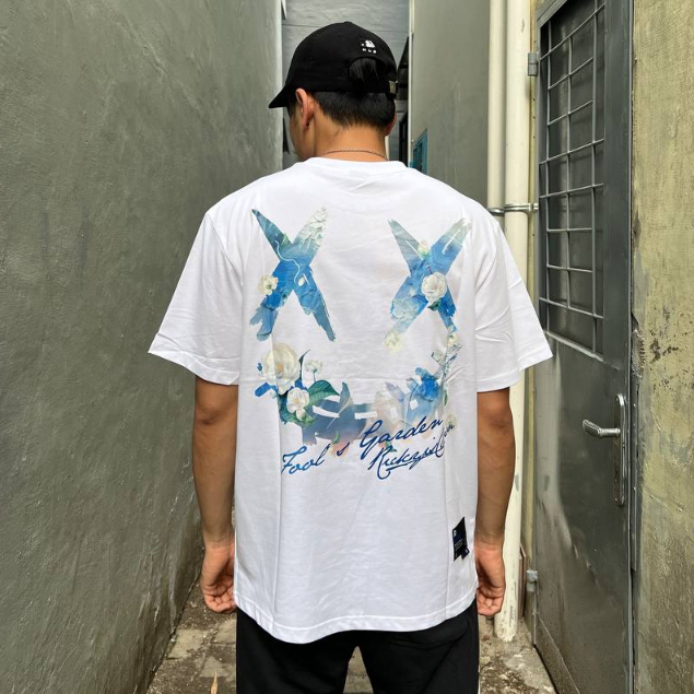 Ricky is Clown RIC Fool's Garden Clown Face White Tee ORIGINAL