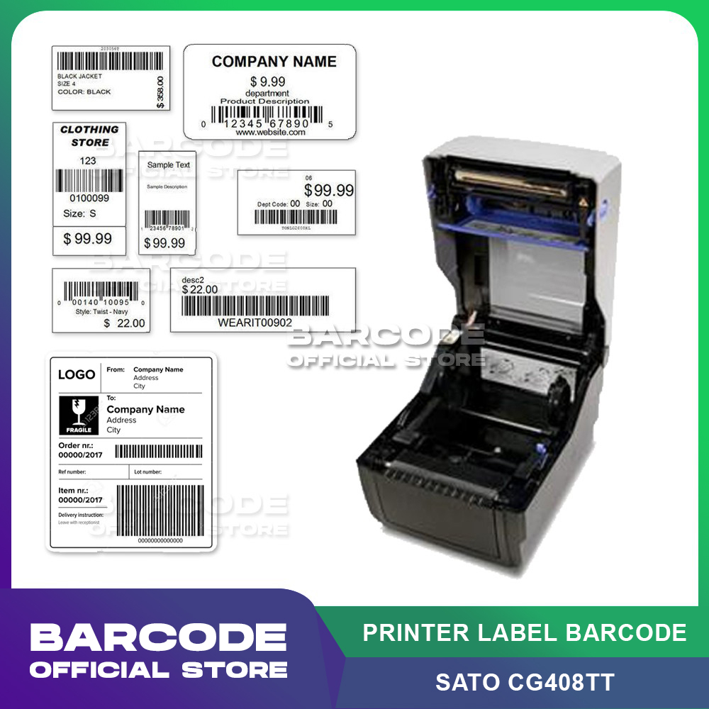 PRINTER BARCODE SATO CG 408 TT / CG 408 / CG408TT SETARA GK420T