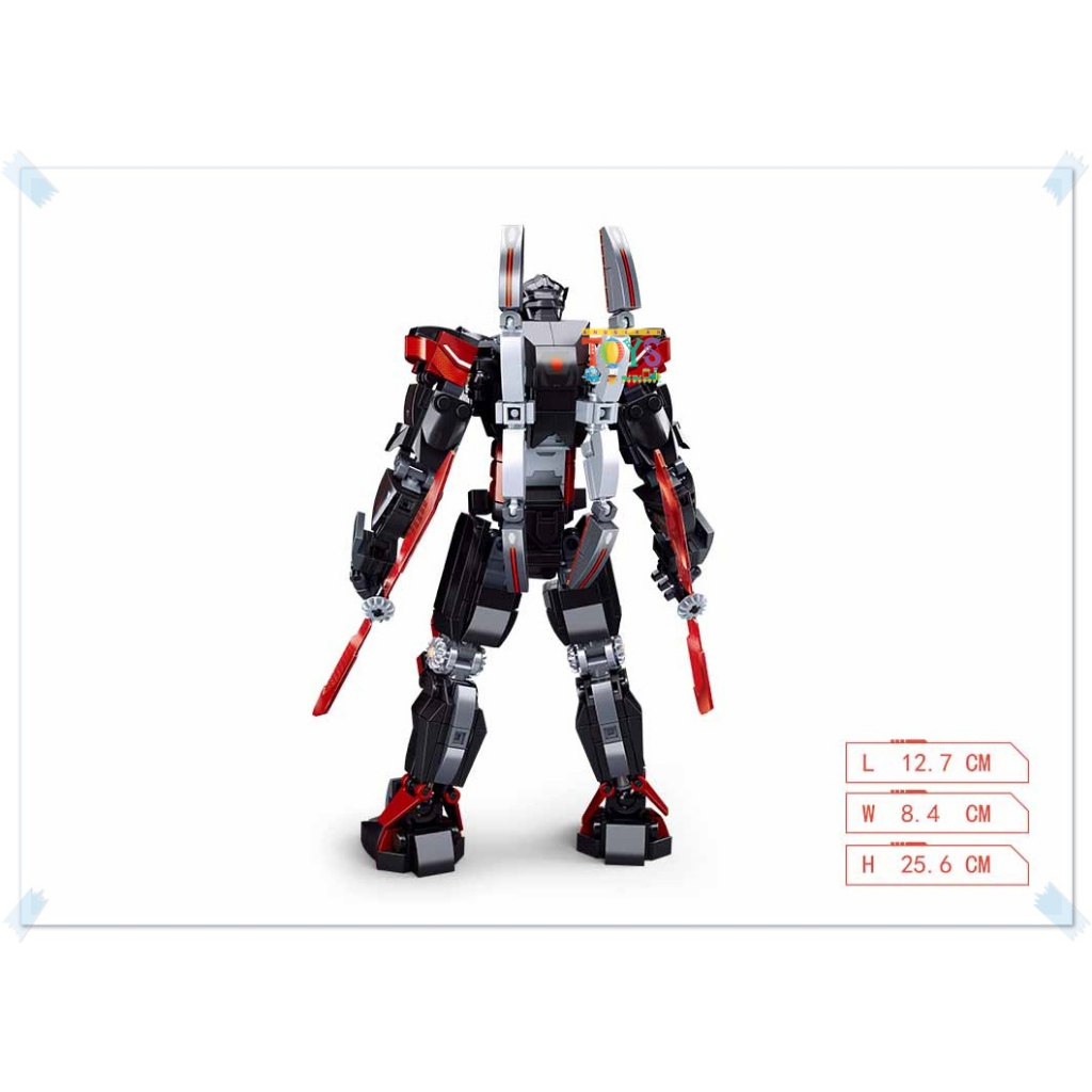 (AS) Mainan Sluban Robot M38-B1120