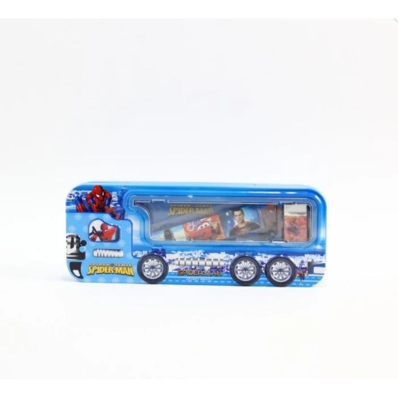 

Tempat Pensil Kaleng Isi Bentuk Mobil Spiderman 065