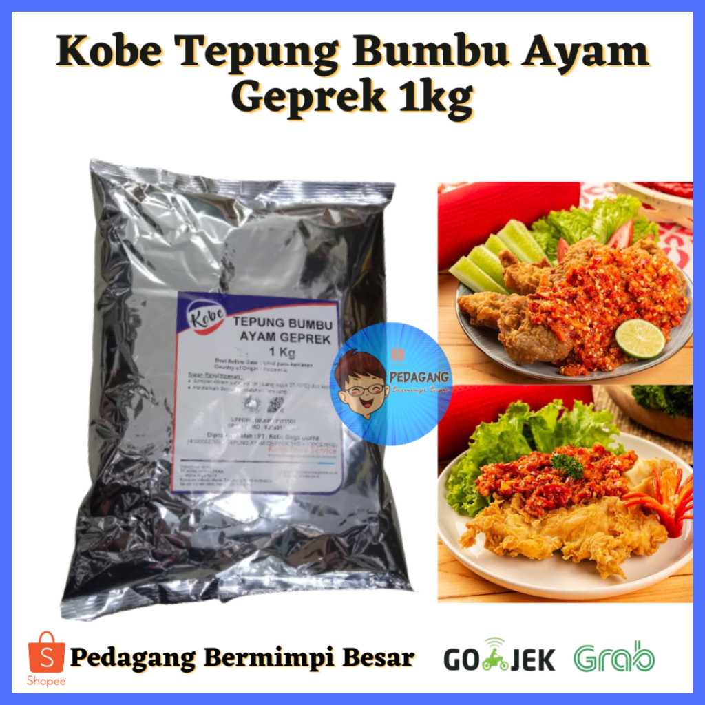 

Kobe Tepung Ayam Geprek/ Tepung Ayam Geprek 1kg
