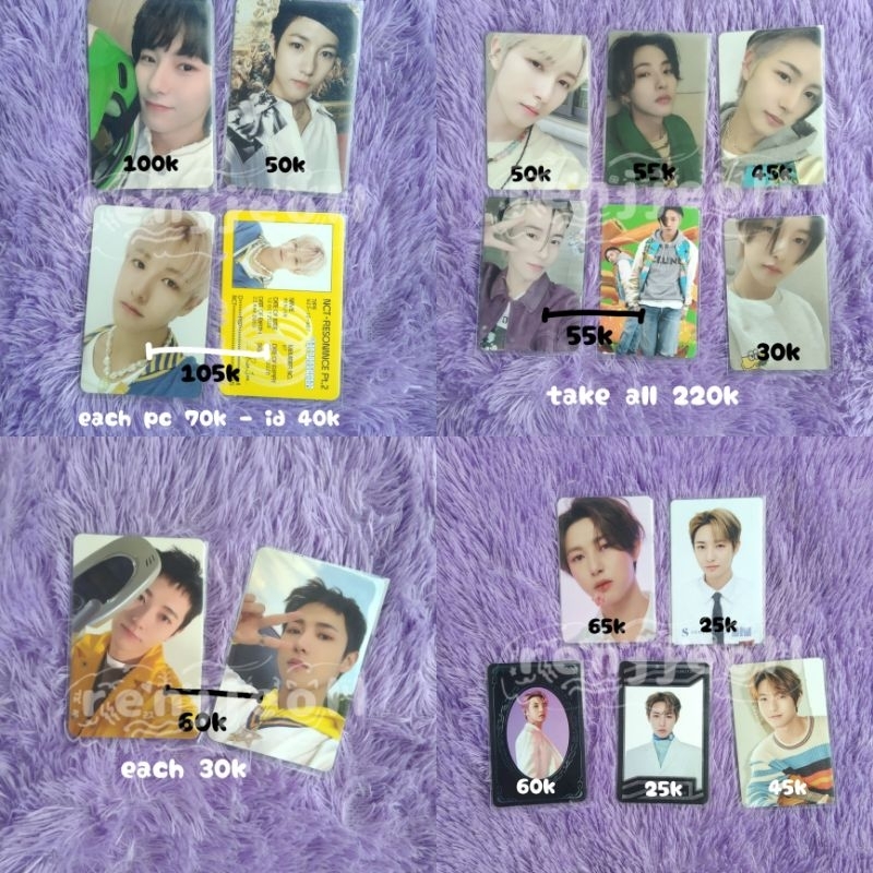 WTS PC RENJUN BOOM HOT SAUCE NCT DREAM