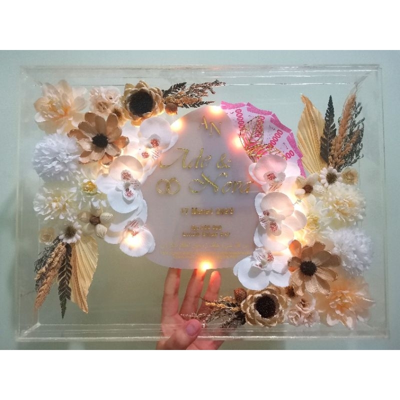 Mahar Acrylic Box Sliding 30 x 40 cm