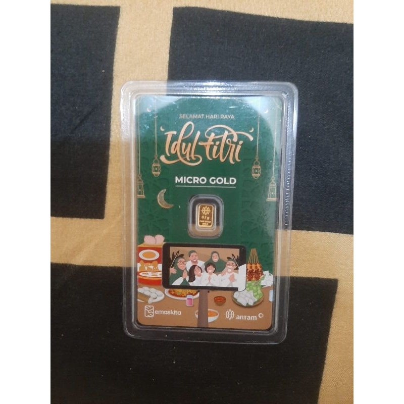 Logam Mulia Microgold Antam x Hartadinata Idul Fitri LM Emas Mini Gold 24k