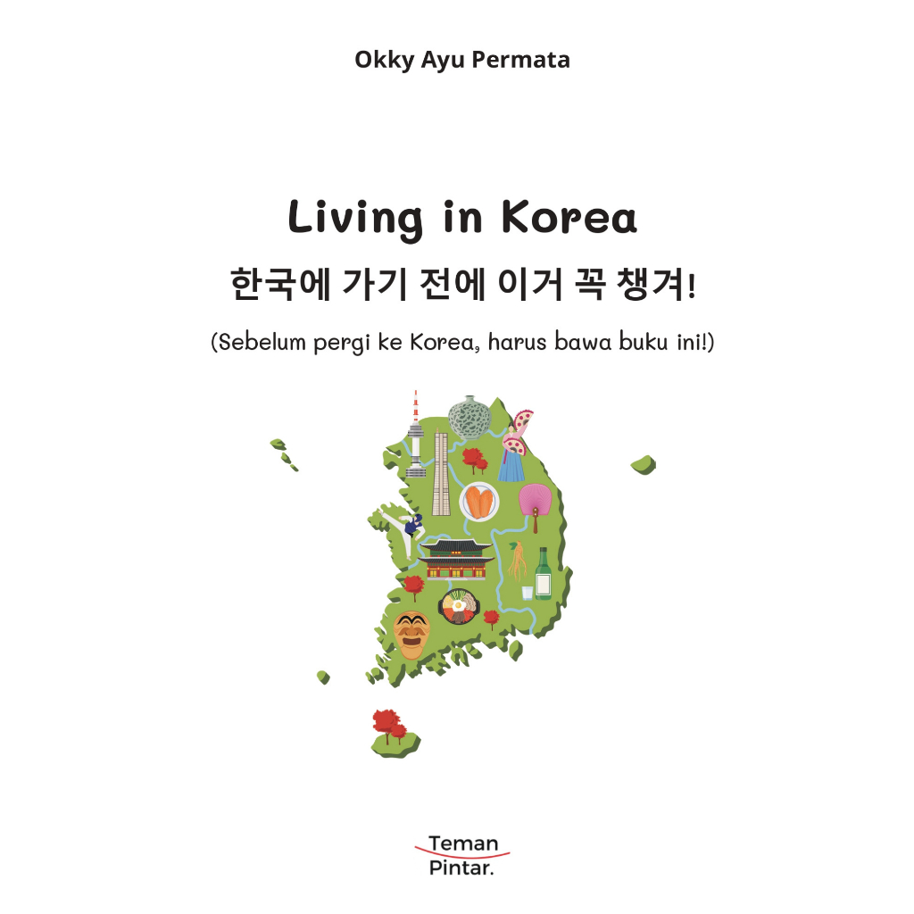 BUKU BAHASA KOREA &quot;LIVING IN KOREA&quot; BERSAMA KAK OKKY AYU PERMATA