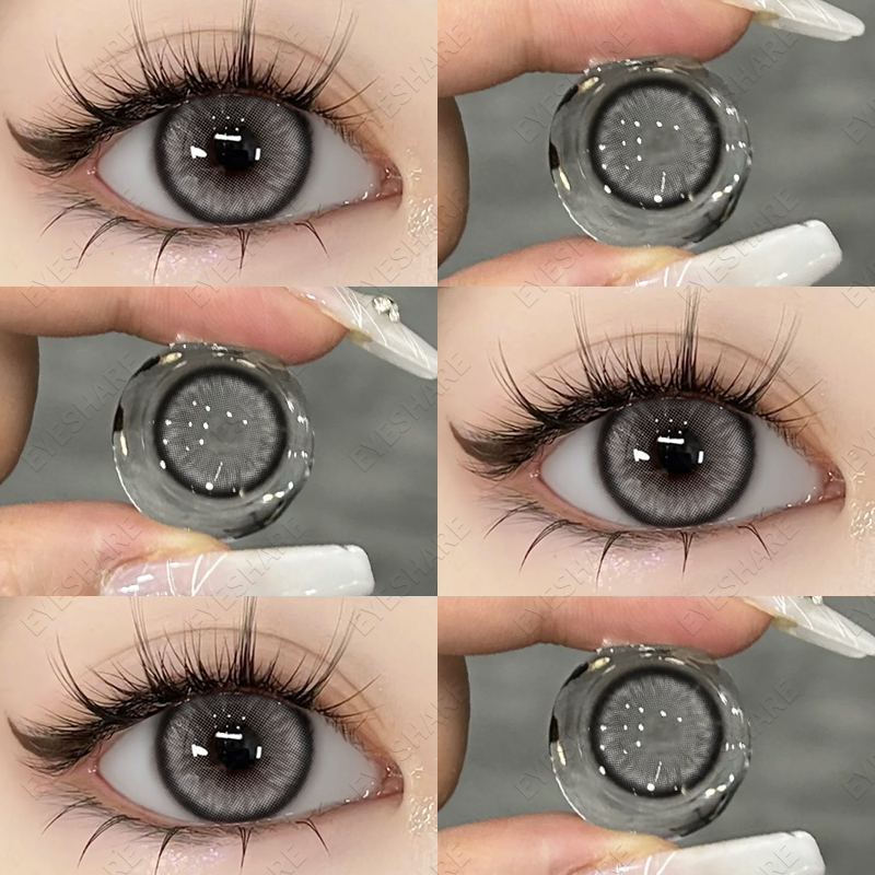 Eyeshare diamond seri Softlens Normal 1 pasang lensa kontak warna Fashionable dan serbaguna diameter 14.5mm softlens Image 4