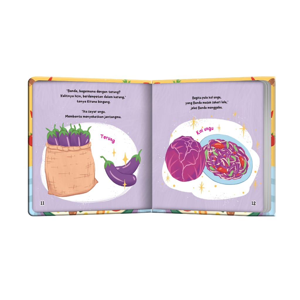 BOARDBOOK Seri Anak Sehat KALIMAT BERIMA: Ayo Waktunya Mandi/Ups Sudah Cuci Tangan Belum/Makan Sayur Yuk. Buku Edukasi Kesehatan Untuk Anak