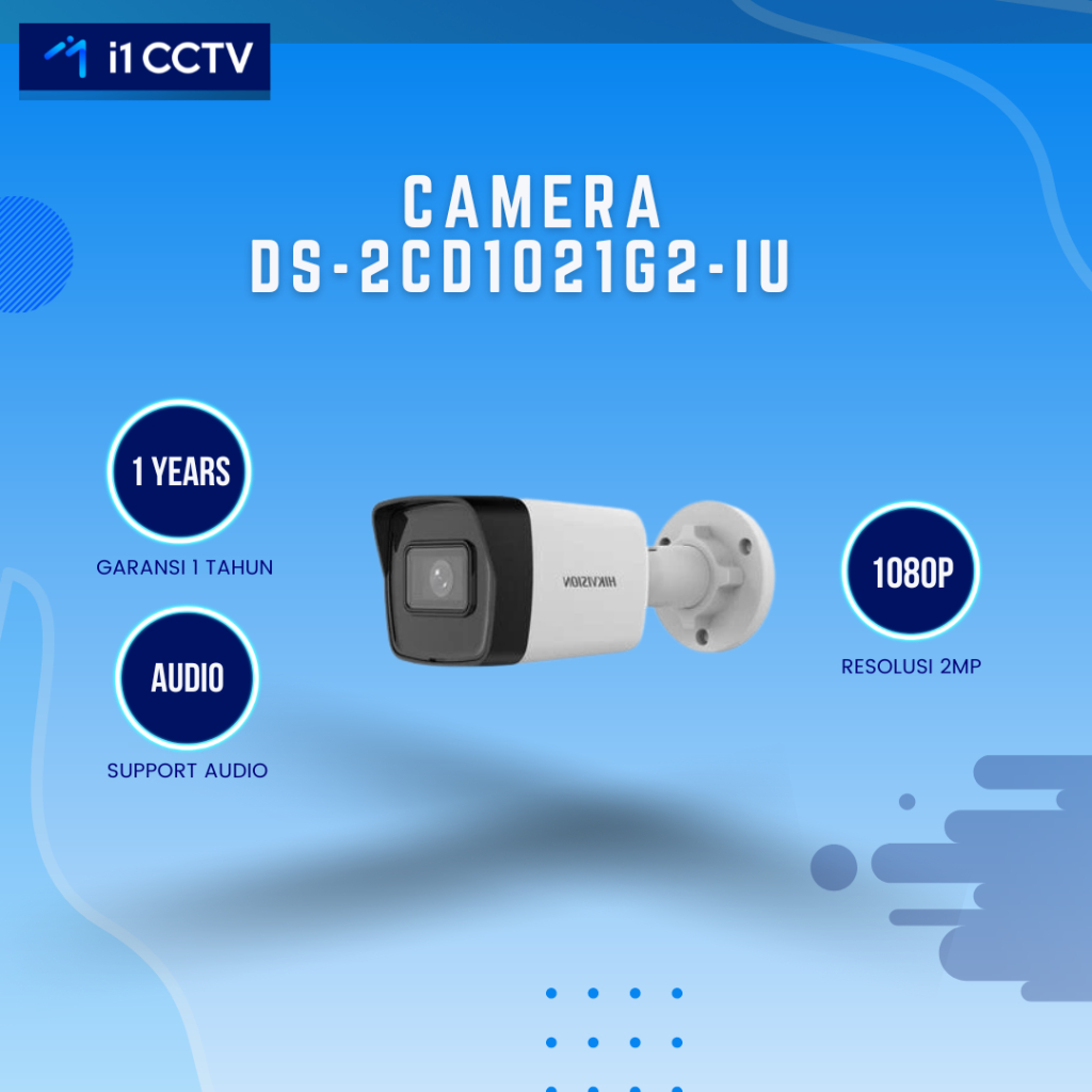 CAMERA DS-2CD1021G2-IU 2MP OUTDOOR