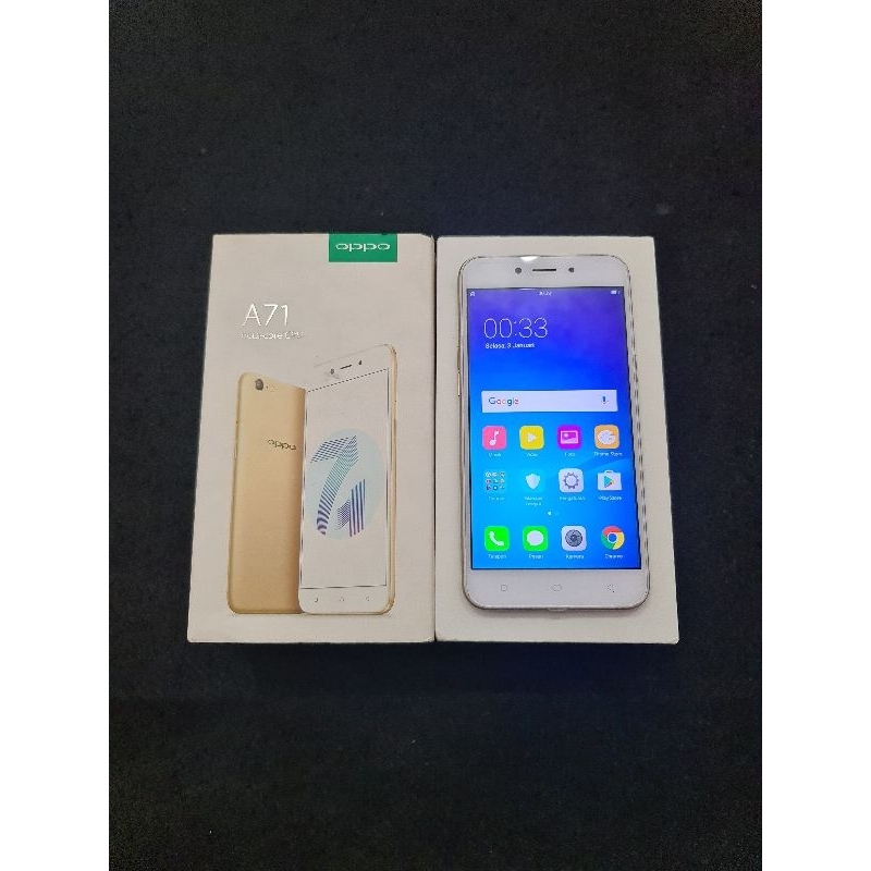 (SECOND) Oppo A71 ram 2/16 Fullset Segel