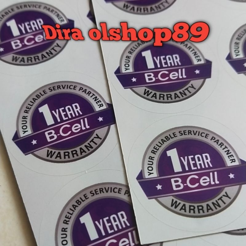 

segel B CELL / STIKER SEGEL HP