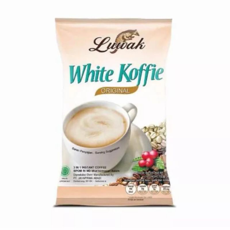 

LUWAK WHITE COFFEE ORIGINAL 20gr