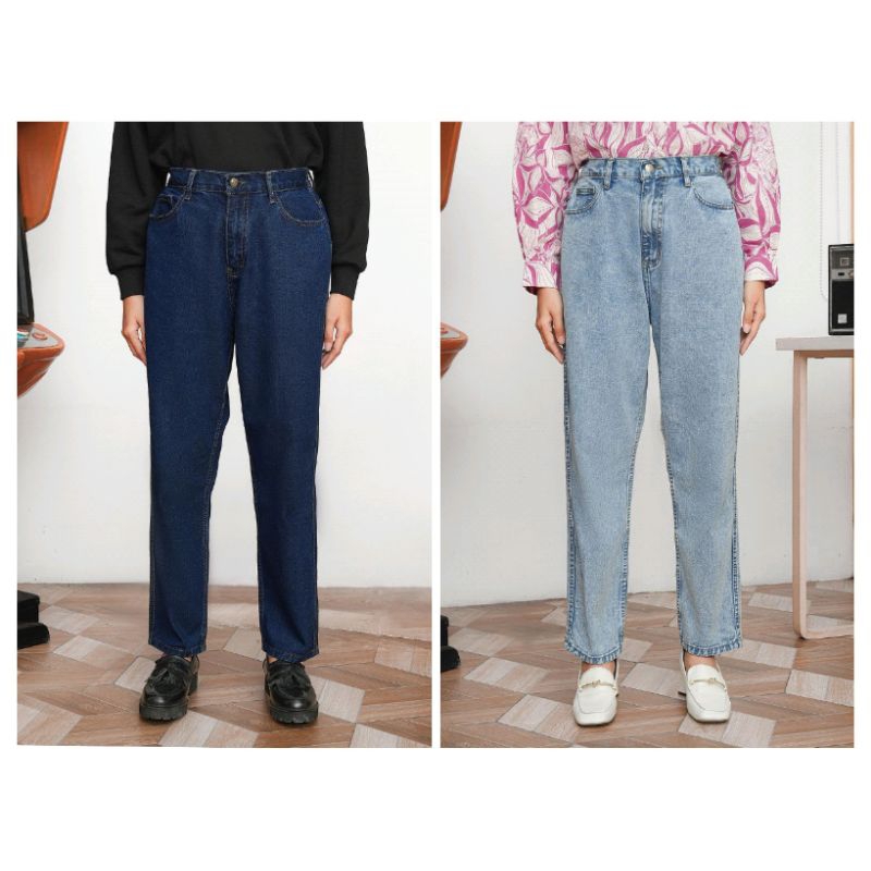 ZEKKA DENIM PANTS BY GEULIS | Celana Jeans Geulis id