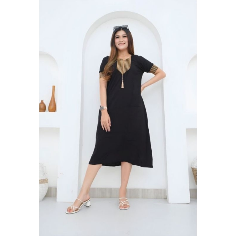 Daster Polos Renda Sultan - Daster Sultan Busui