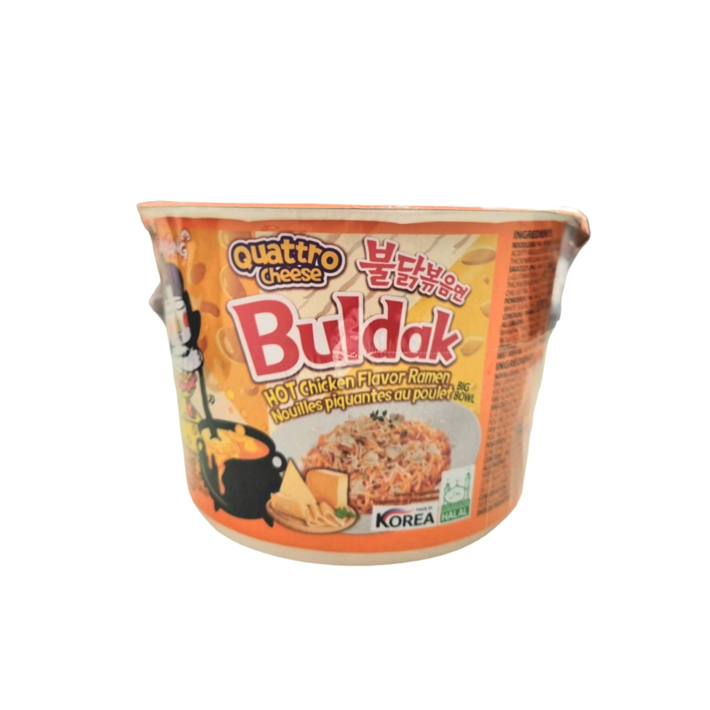 

Samyang Quattro Cheese Buldak Hot Chicken Ramen Cup Bowl Mie Instan