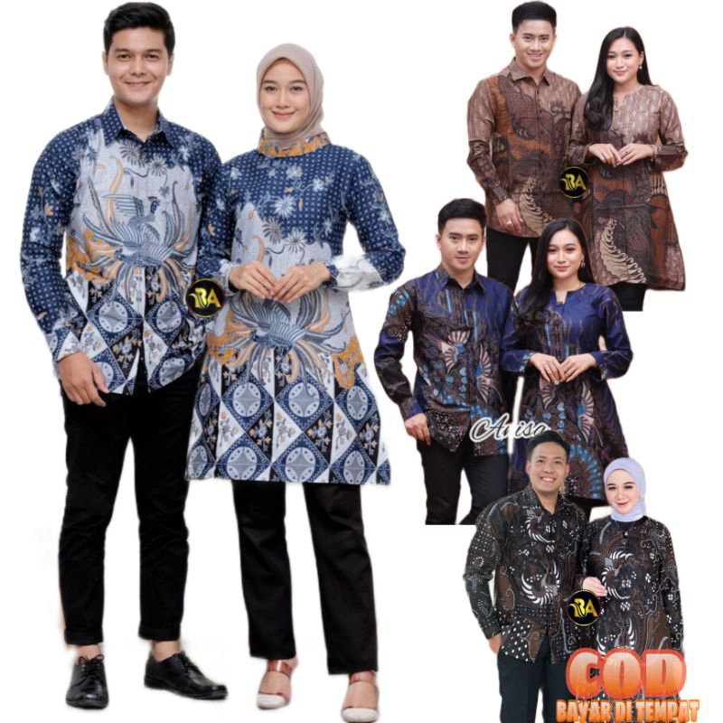 BATIK TUNIK COUPLE | TUNIK MODERN | ATASAN BAJU BATIK COUPLE GROSIR PEKALONGAN TERMURAH