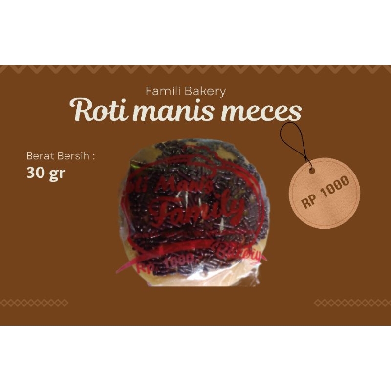 

Roti Manis rasa cokelat