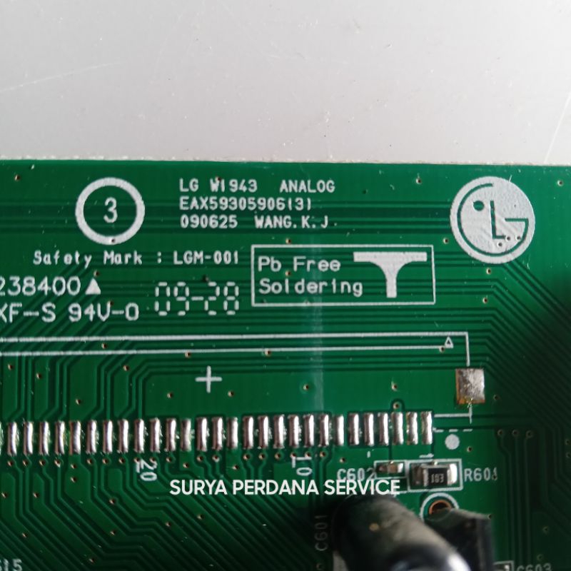 MB,Mainboard monitor LCD LG flatiron W1943SE,eax59305906[3]