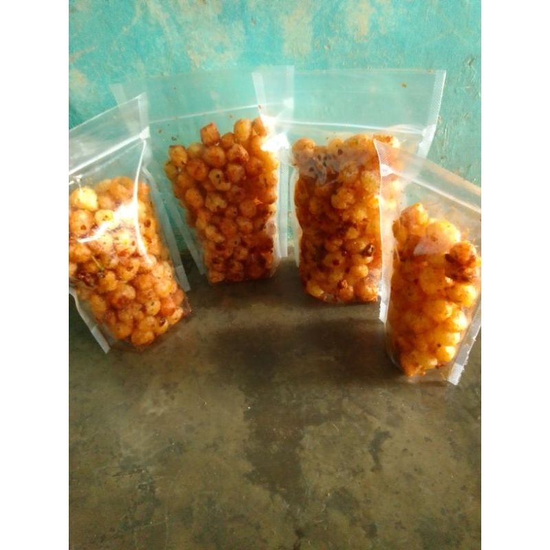 

Cimol Kering Pedas Daun Jeruk