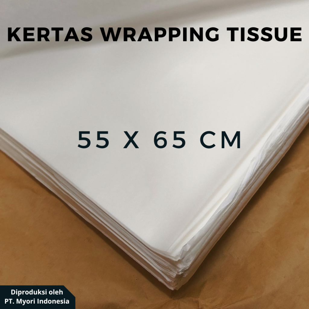 

55x65 cm Kertas Tisu | Kertas Wrapping Tissue | Bungkus Kado | Kertas MG