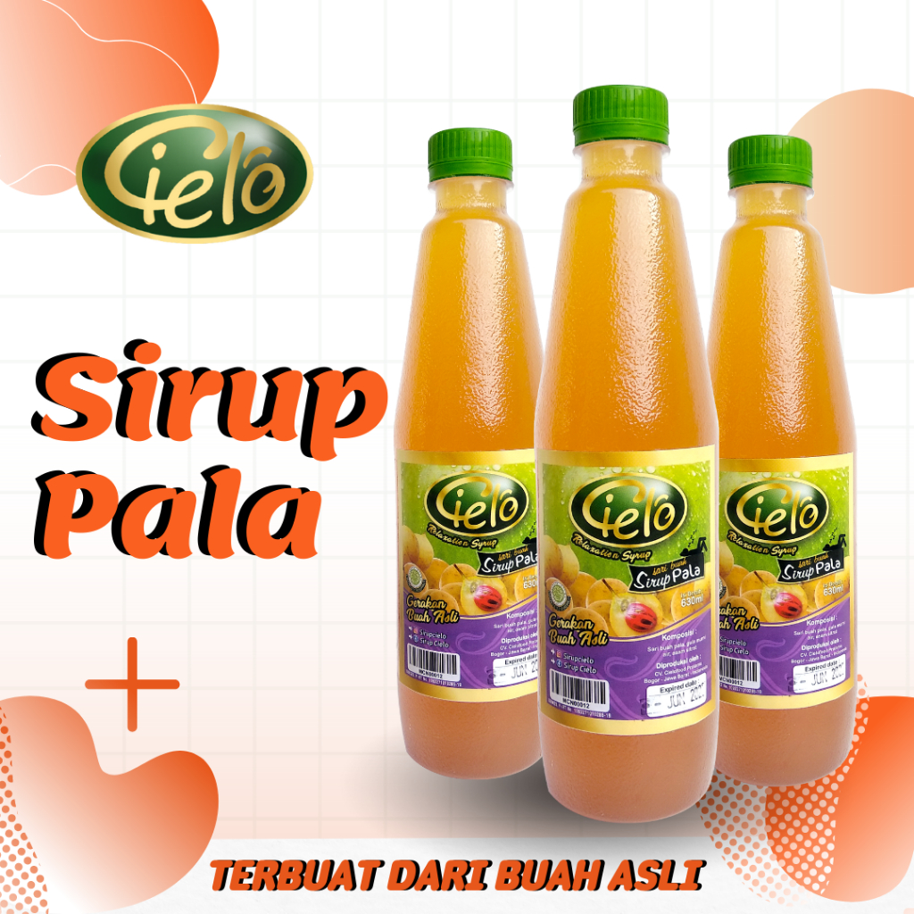 

Sirup pala 630/250 ml, Sari buah Pala 250 ml