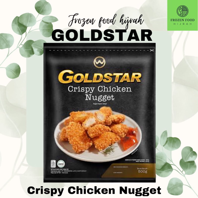 

GOLDSTAR CRISPY CHICKEN NUGGET 500Gr