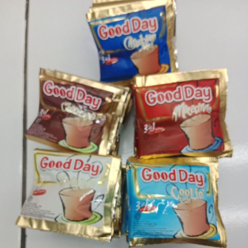 

Good day kopi susu 20g satu renceng isi 10sachet
