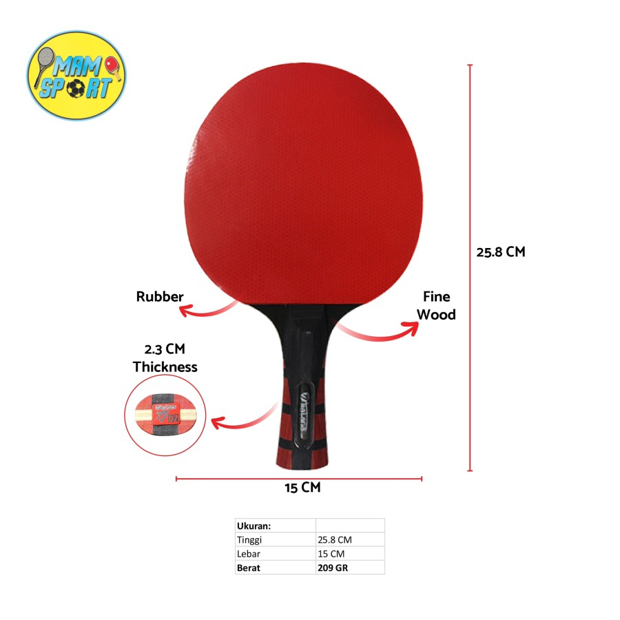 Bet Pingpong Tenis Meja KATANA KB-07 Original