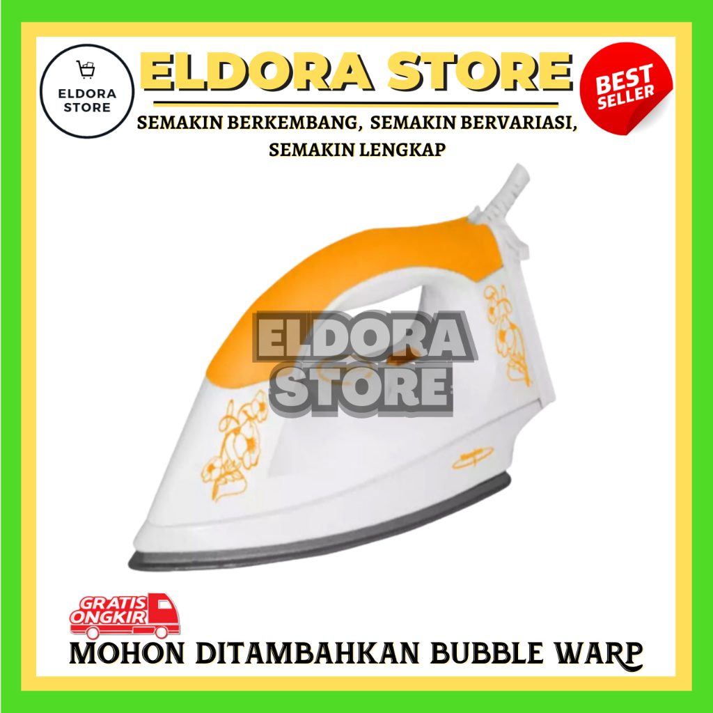 MASPION SETRIKA LISTRIK HA-180 | SETRIKA LISTRIK MASPION | SETRIKA