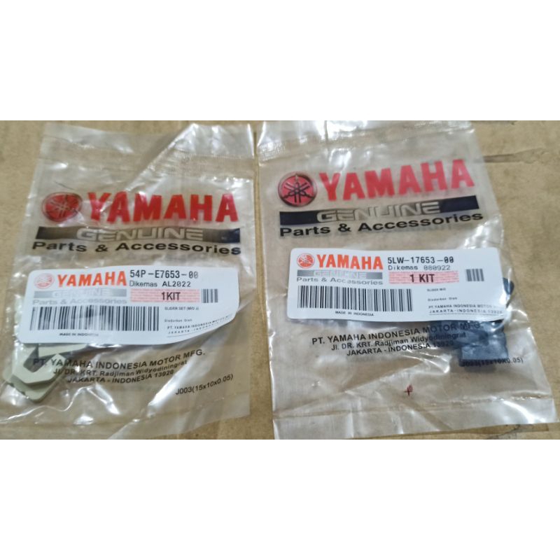 SLIDER/SLIDE PIECE/KLIP CAM YAMAHA ORIGINAL KODE 54P DAN KODE 5LW,MIO J,MIO GT,MIO M3,MIO S,SOUL GT 
