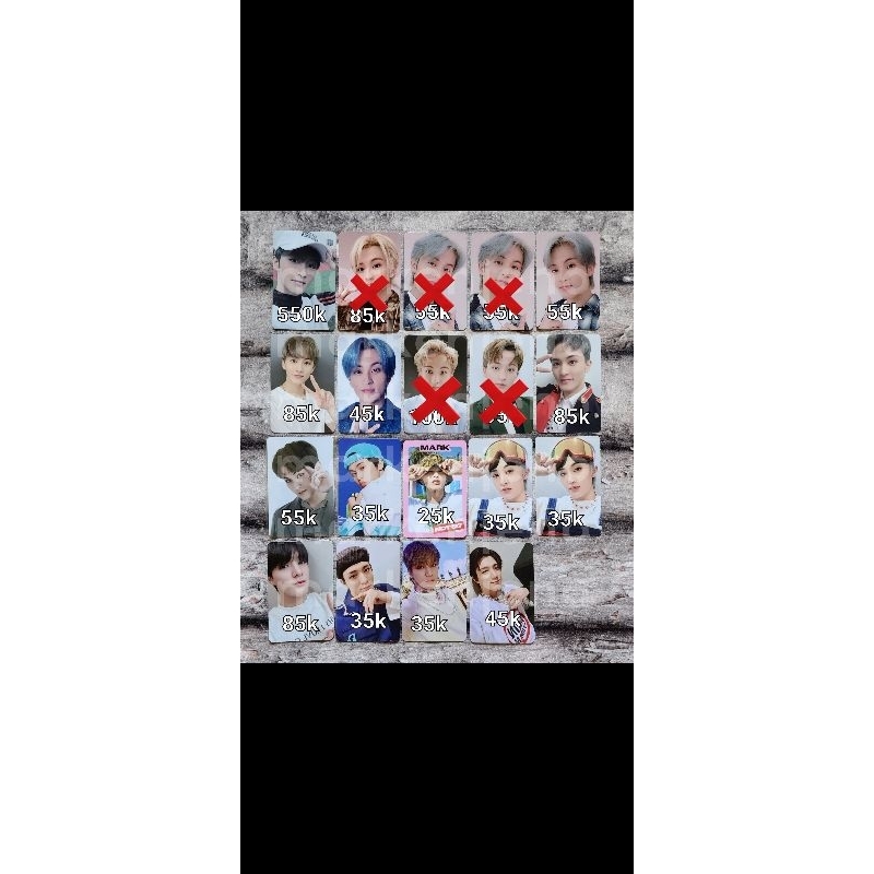 NCT MARK JENO JAEMIN DREAM 127 U PC PHOTOCARD RANDOM TC TRADING CARD CANDY SOUNDWAVE APPMUS APPLE MU