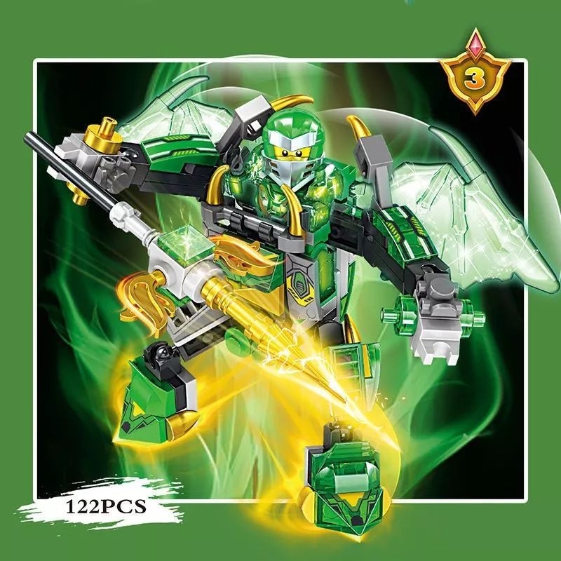 Mainan Balok Ninjago Naga Series LW Nin