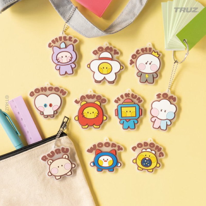 [official] TRUZ JAPAN keyring rubber